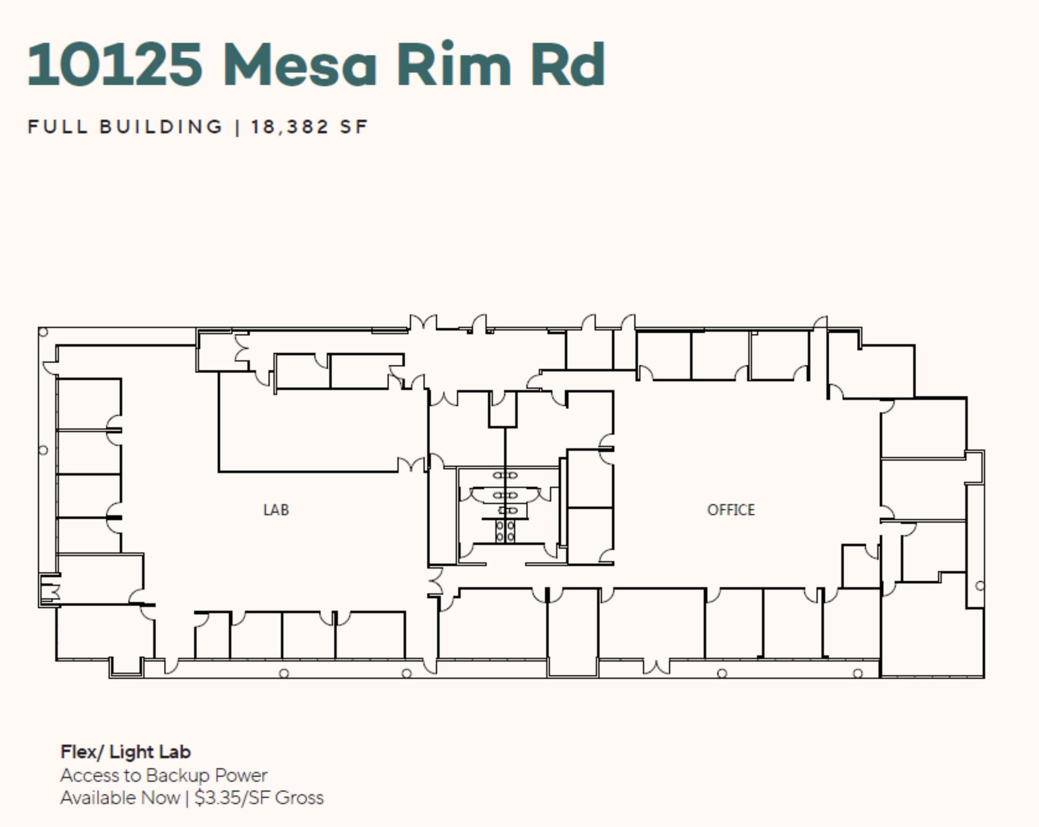6815 Flanders Dr, San Diego, CA for lease Floor Plan- Image 1 of 1