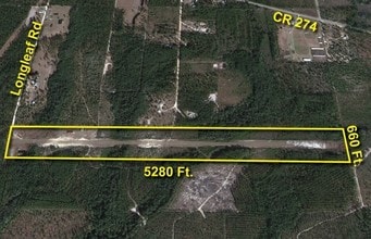 22303 Longleaf Rd NW, Fountain, FL - Aérien Vue de la carte - Image1