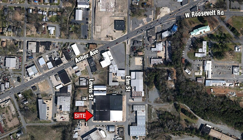 3100 S Elm St, Little Rock, AR for lease - Aerial - Image 2 of 3