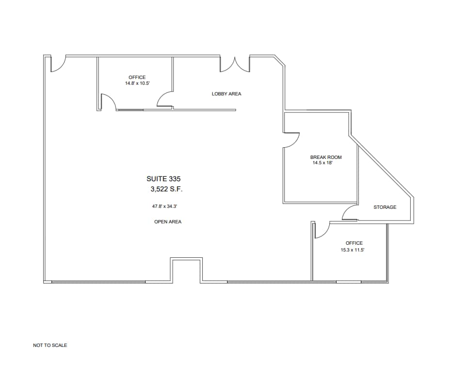 1855 W Katella Ave, Orange, CA à louer Plan d’étage- Image 1 de 1