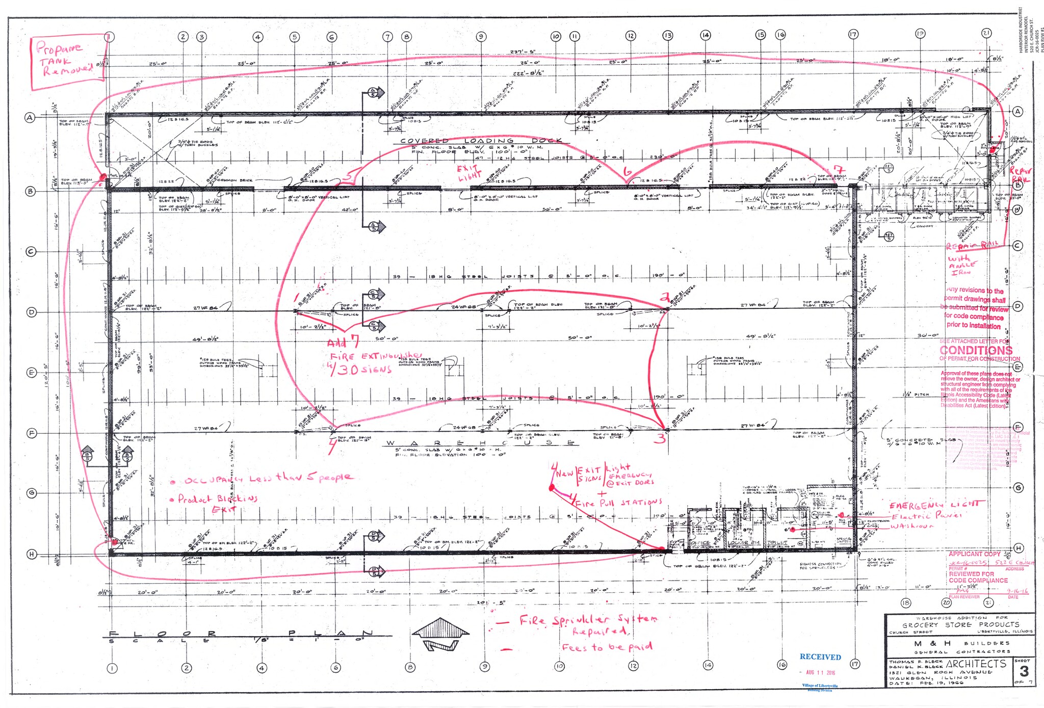 410 E Church St, Libertyville, IL à louer Plan de site- Image 1 de 2