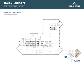 1501-1507 Lyndon B Johnson Fwy, Dallas, TX à louer Plan d’étage- Image 1 de 1