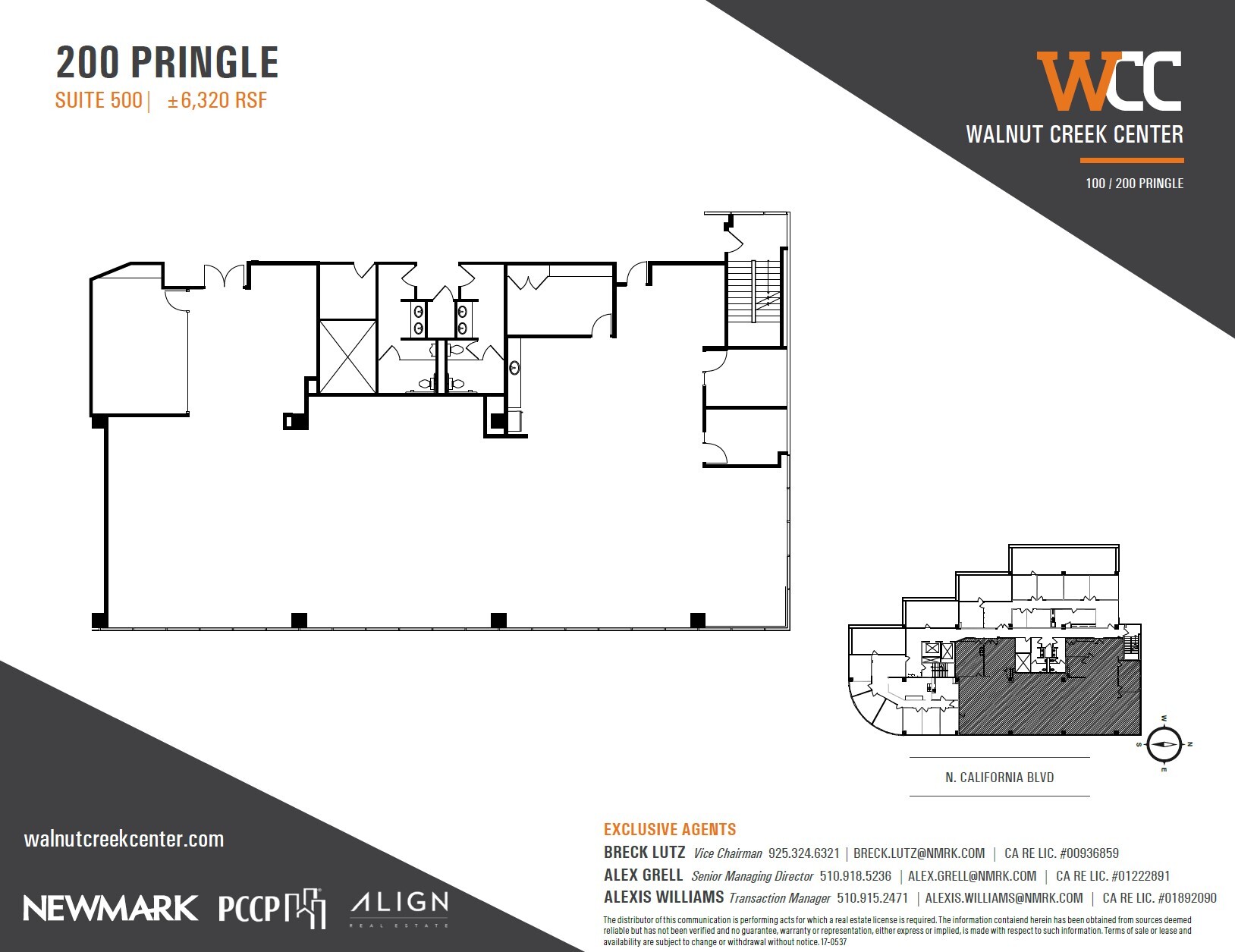100 Pringle Ave, Walnut Creek, CA à louer Plan d’étage- Image 1 de 1