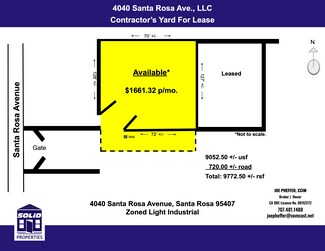 Plus de détails pour 4040 Santa Rosa Ave, Santa Rosa, CA - Terrain à louer