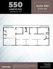 550 Hartz Ave, Danville, CA à louer Plan de site- Image 1 de 1