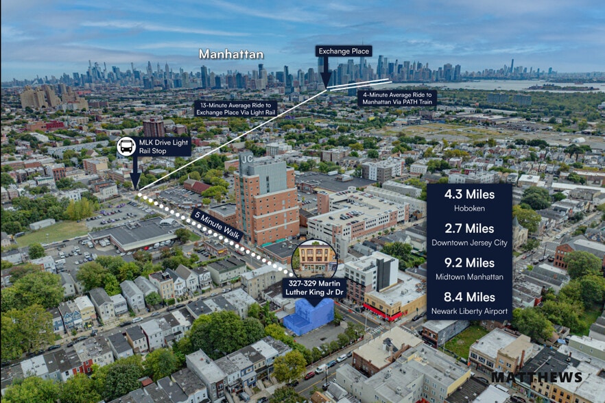 327-329 Martin Luther King Jr Dr, Jersey City, NJ for sale - Building Photo - Image 2 of 3