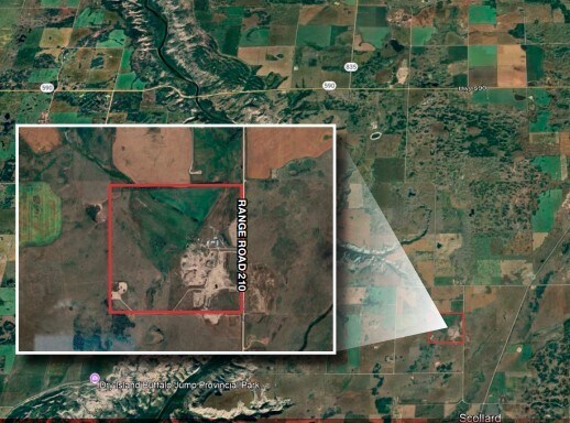 34520 Range Road 210, Stettler County No 6, AB for sale Aerial- Image 1 of 1