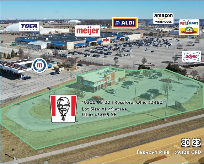 More details for 10200 Old US 20, Rossford, OH - Retail for Sale