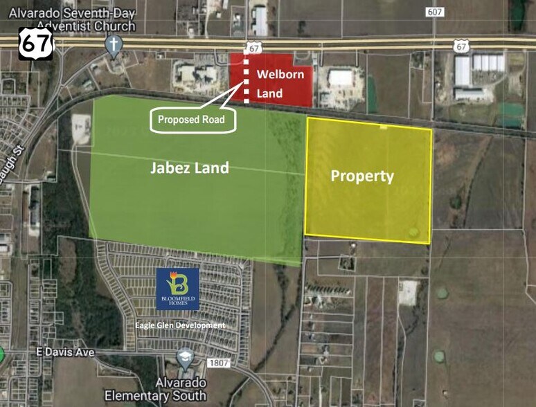 700 County Road 607 (Future), Alvarado, TX à vendre - Aérien - Image 1 de 1