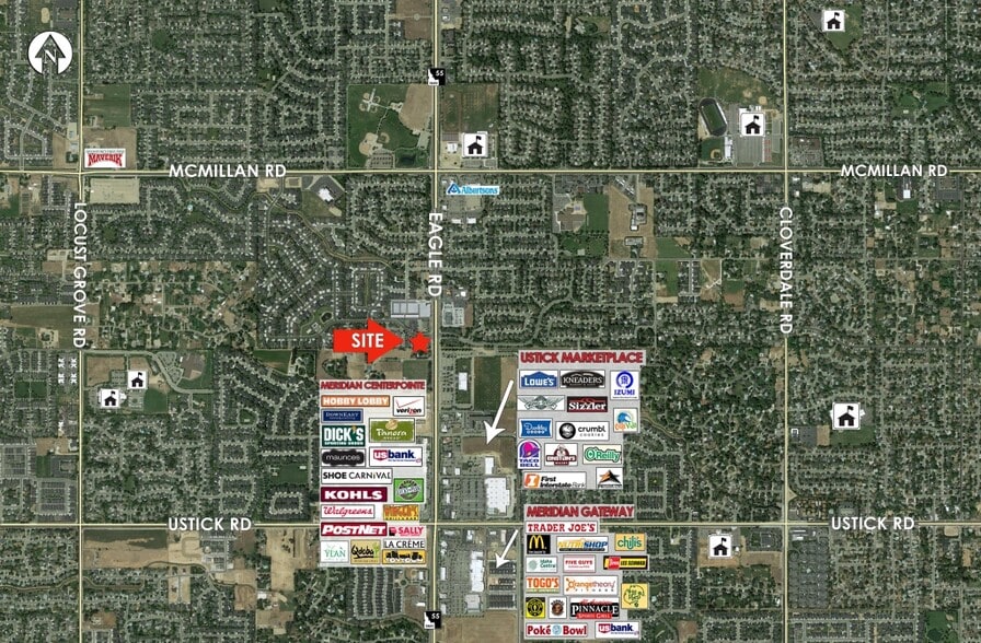 13855 W Wainwright Dr, Boise, ID for lease - Aerial - Image 2 of 3