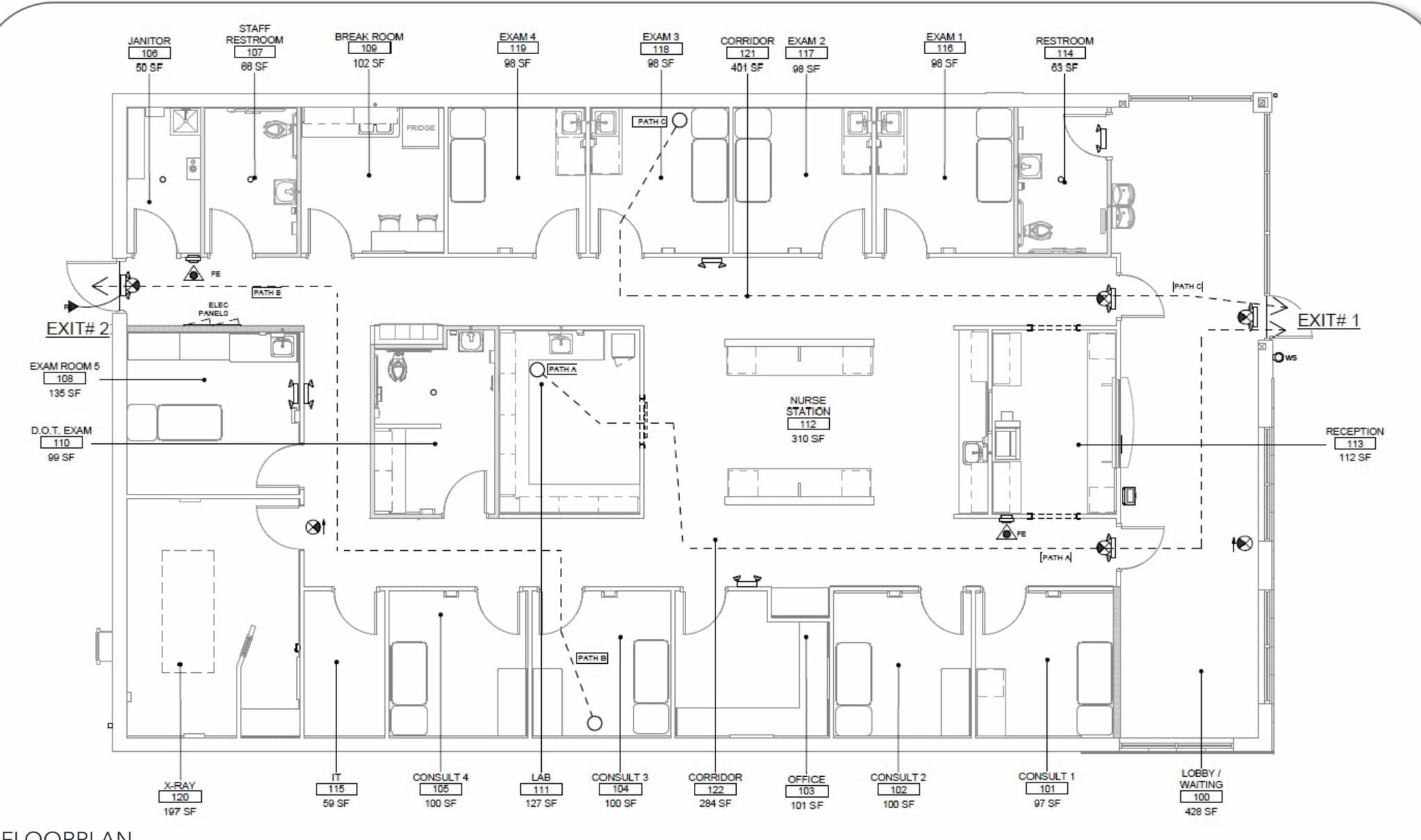 2717 W Broadway St, Princeton, IN à louer Plan d’étage- Image 1 de 1