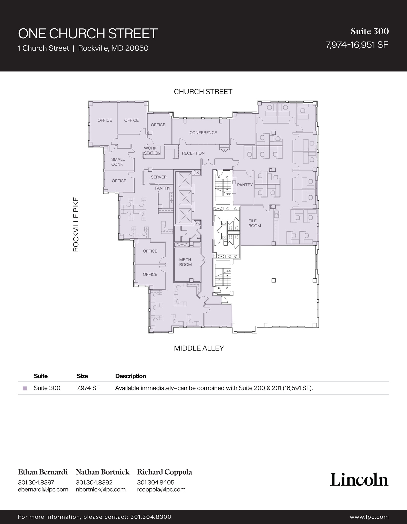 1 Church St, Rockville, MD for lease Floor Plan- Image 1 of 1