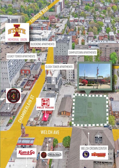 218 Welch Ave, Ames, IA à vendre - Photo du bâtiment - Image 2 de 4