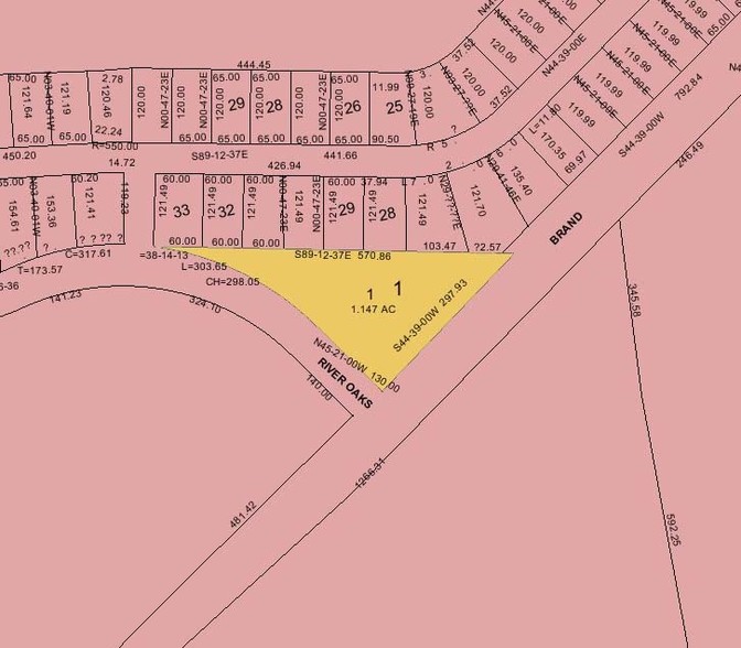 4502 River Oaks Pky, Garland, TX for lease - Plat Map - Image 2 of 5