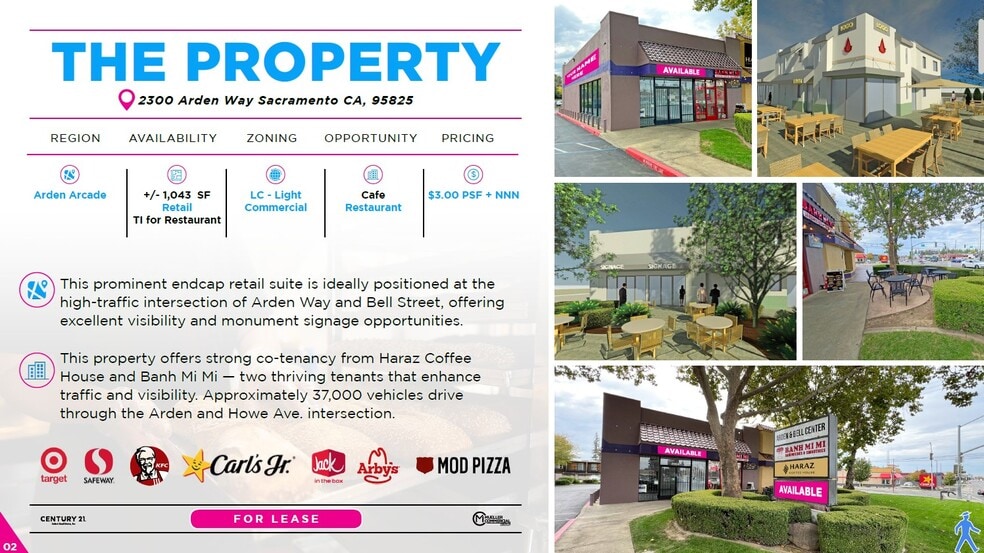 2300-2304 Arden Way, Sacramento, CA à louer - Photo du bâtiment - Image 2 de 14