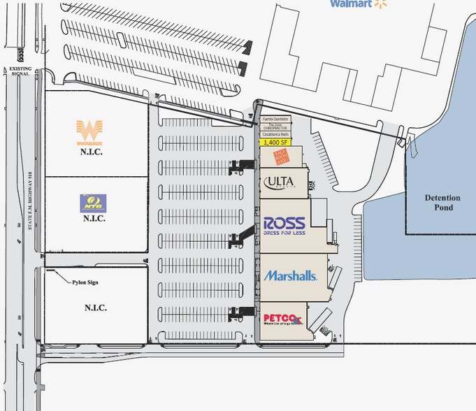 401-441 FM 518, Kemah, TX à louer - Plan de site - Image 3 de 3