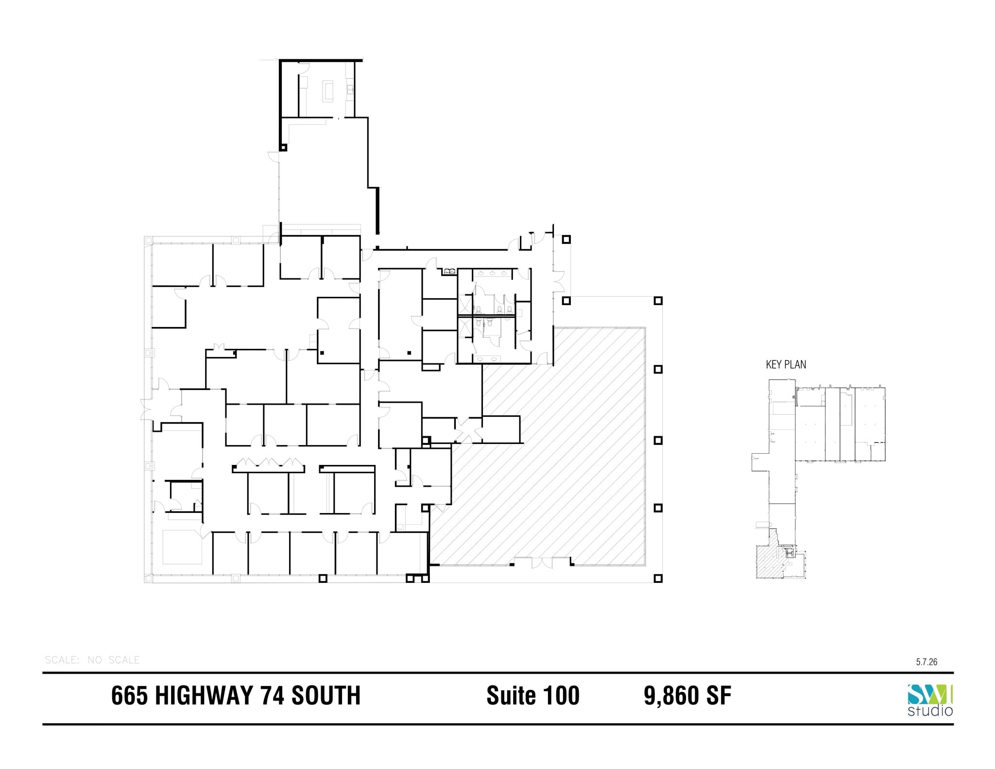 665 Highway 74 S, Peachtree City, GA à louer Plan de site- Image 1 de 1