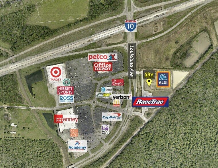 3200 Louisiana Ave, Lafayette, LA à vendre - Aérien - Image 3 de 6
