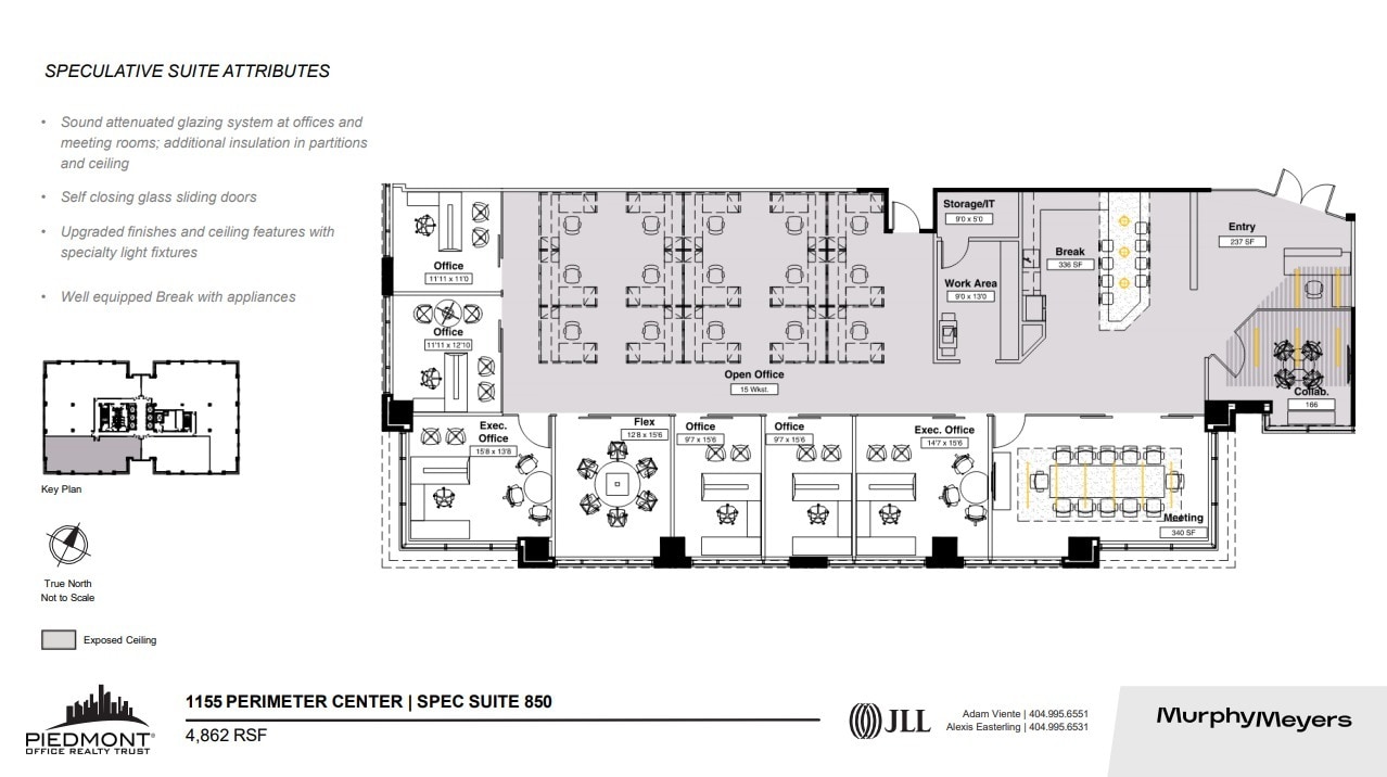 1155 Perimeter Ctr W, Atlanta, GA à louer Plan d’étage- Image 1 de 2
