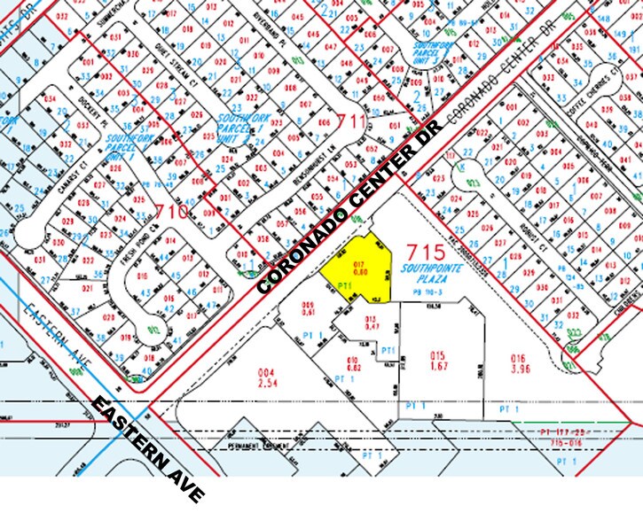 750 Coronado Center Dr, Henderson, NV à louer - Plan cadastral - Image 2 de 9