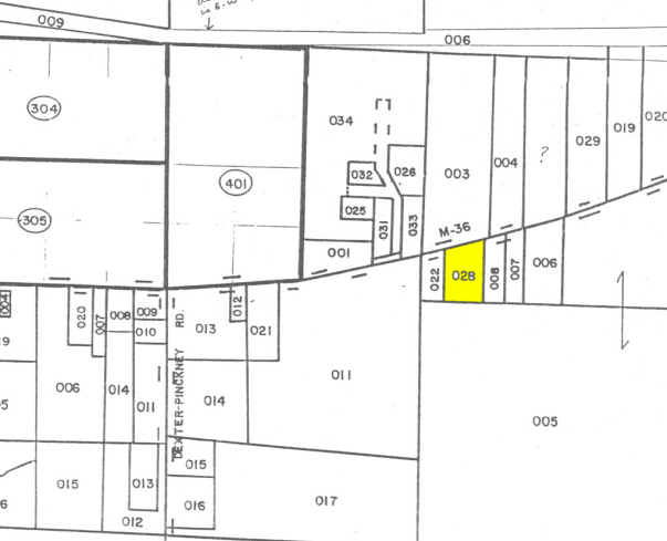 1230 E M-36, Pinckney, MI for sale - Plat Map - Image 1 of 1