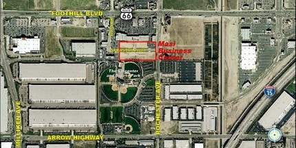 11879 Sebastian Way, Rancho Cucamonga, CA - AERIAL  map view