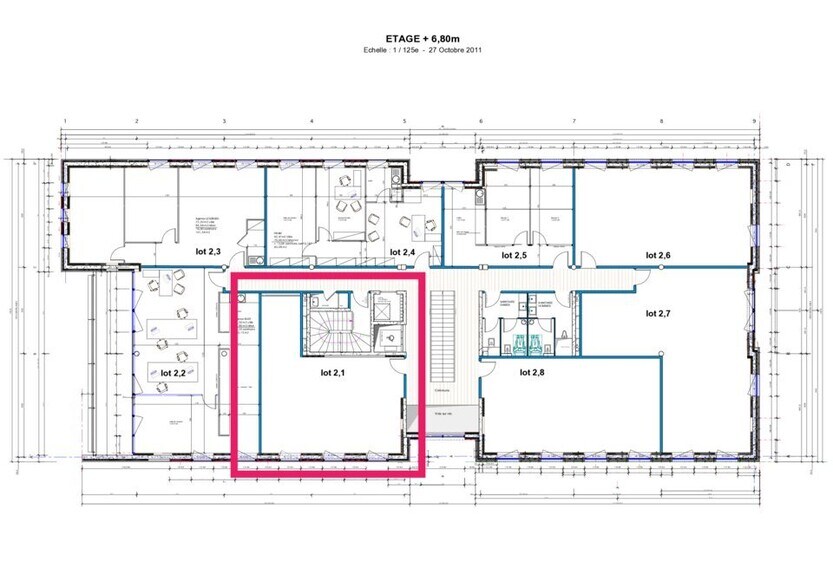 Office in Strasbourg for lease - Floor Plan - Image 2 of 2