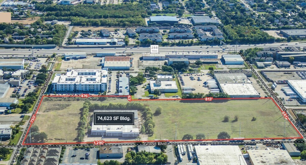 7171 Grand Blvd, Houston, TX à vendre - Aérien - Image 2 de 3
