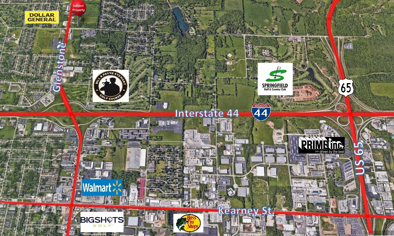 1615 E Valley Water Mill Rd, Springfield, MO for sale Aerial- Image 1 of 3