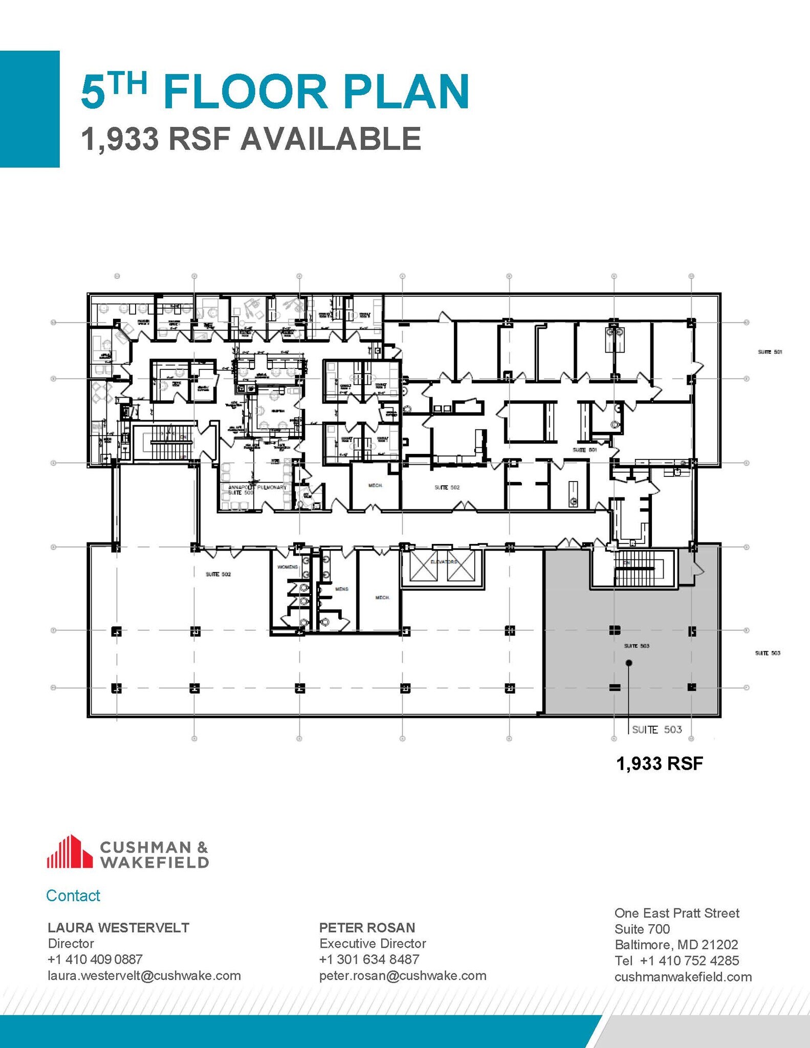 116 Defense Hwy, Annapolis, MD à louer Plan d’étage- Image 1 de 1