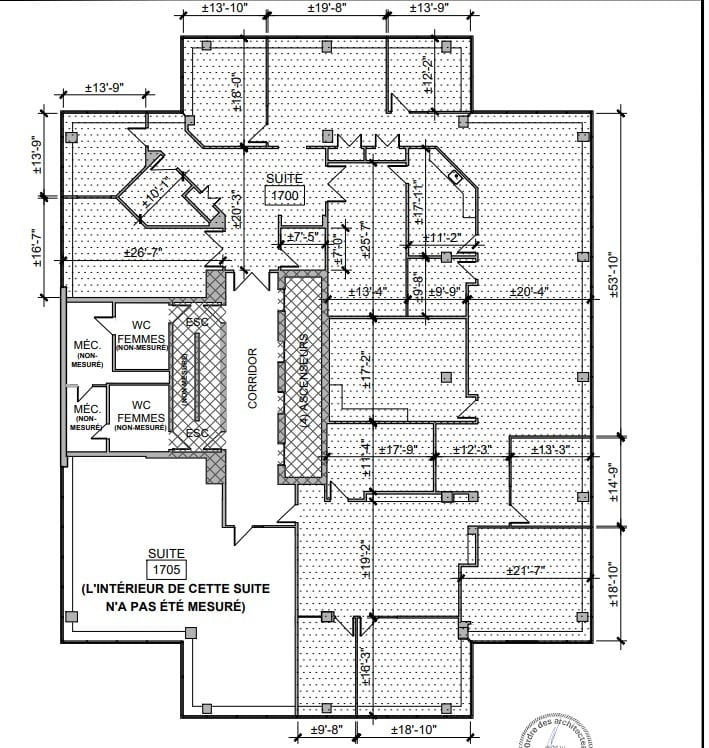 625 Av du Président-Kennedy, Montréal, QC for lease Floor Plan- Image 1 of 1