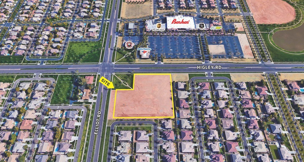 W SWC Of Elliot And Higley Rd, Gilbert, AZ à vendre - Photo du bâtiment - Image 1 de 1