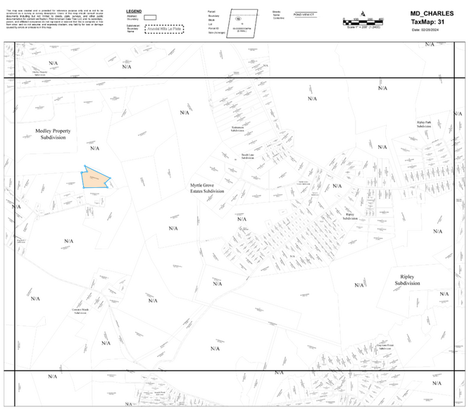 Stuckey Rd, Indian Head, MD for sale - Plat Map - Image 2 of 2