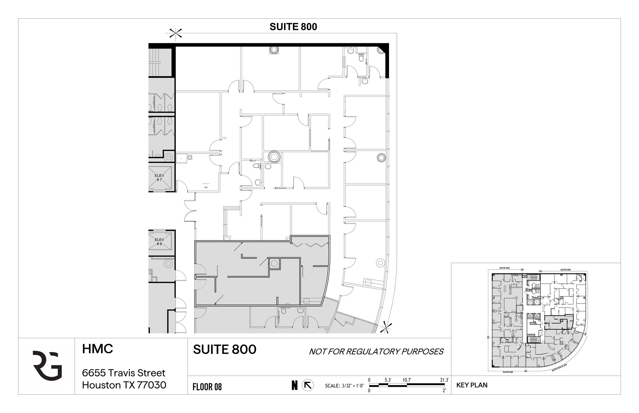 6655 Travis St, Houston, TX à louer Plan de site- Image 1 de 1