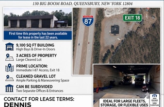 130 Big Boom Rd, Queensbury, NY for lease Aerial- Image 1 of 1