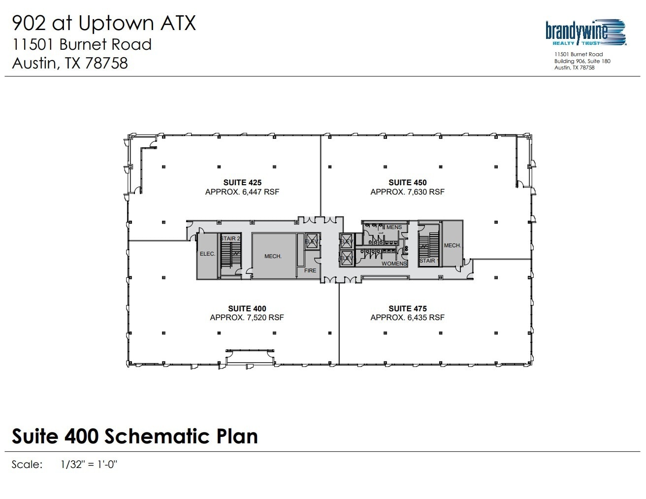 11501 Burnet Rd, Austin, TX à louer Plan d’étage- Image 1 de 1