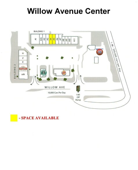 844 Willow Ave, Hercules, CA for lease - Site Plan - Image 3 of 3