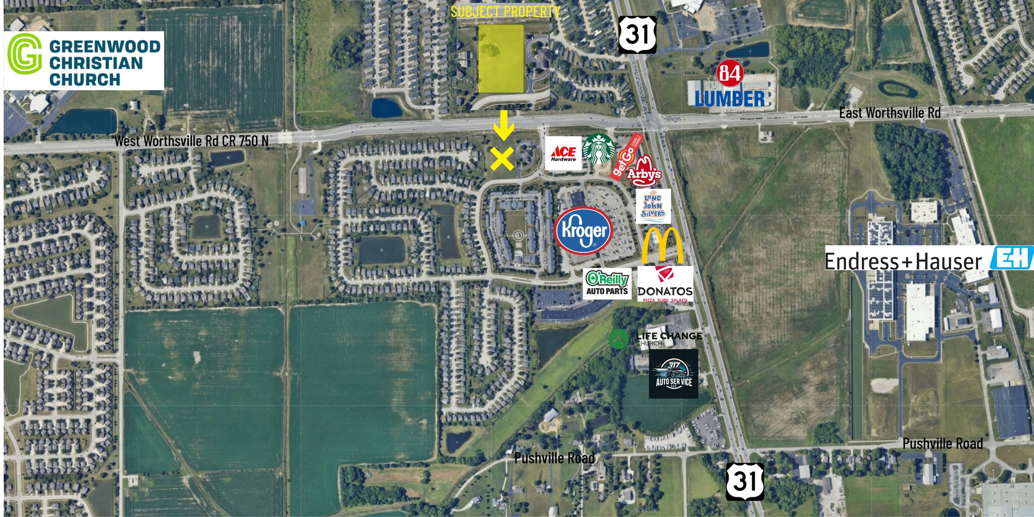 W Worthville Rd, Greenwood, IN à vendre Photo du bâtiment- Image 1 de 8