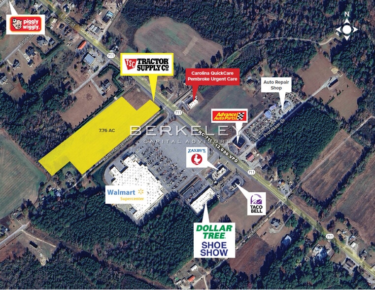 8129 NC-711, Pembroke, NC for sale - Building Photo - Image 2 of 3