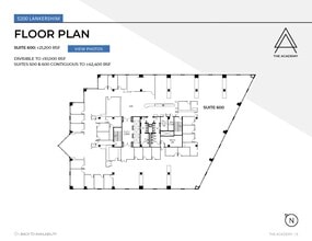 5200 Lankershim Blvd, North Hollywood, CA à louer Plan d’étage- Image 1 de 1