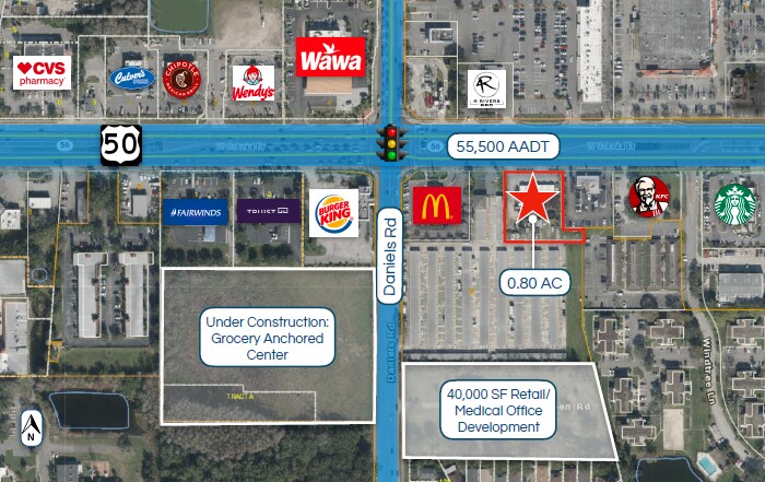 13400 W Colonial Dr, Winter Garden, FL à louer Aérien- Image 1 de 2