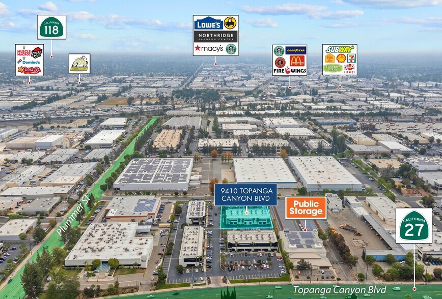 9410 Topanga Canyon Blvd, Chatsworth, CA for lease - Building Photo - Image 2 of 13