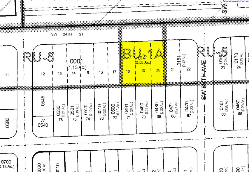 8922 SW 24th St, Miami, FL à louer - Plan cadastral - Image 2 de 5