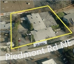 1919 Piedmont Rd NE, Atlanta, GA - AERIAL map view