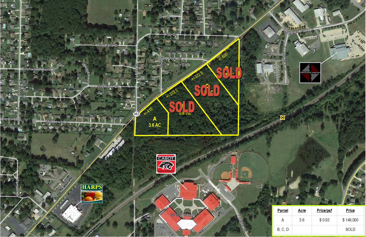 Hwy 367, Cabot, AR for sale Building Photo- Image 1 of 3