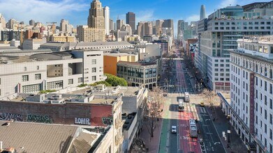 1210-1212 Market St, San Francisco, CA - AERIAL map view