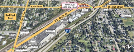 4070 Southwest Blvd, Tulsa, OK - Aérien  Vue de la carte - Image1