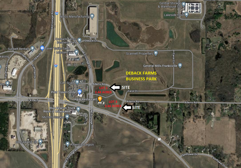 Highway K & NE Frontage Rd, Caledonia, WI for sale - Building Photo - Image 1 of 2