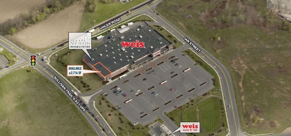 3825 Sullivan Trl, Easton, PA for lease - Aerial - Image 1 of 2