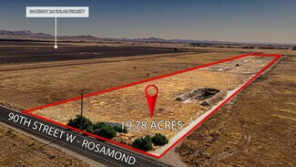 Plus de détails pour 550 90th St W, Rosamond, CA - Terrain à vendre